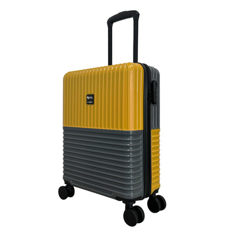 Maleta de 20" Lombardía amarillo con gris Peak Tour