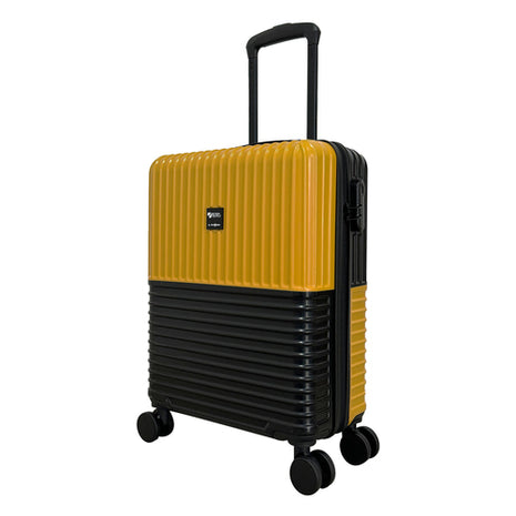 Maleta de 20" Lombardía amarillo con negro Peak Tour