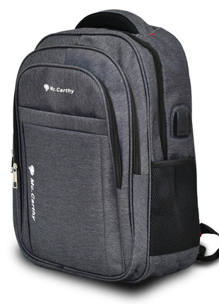 Mc.Carthy backpack Mod. LPI-2 GR, color: gris, es porta laptop