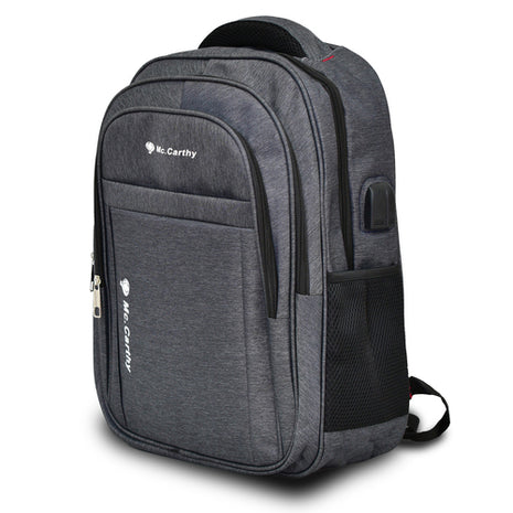 Mc.Carthy backpack Mod. LPI-2 GR, color: gris, es porta laptop