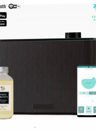 Estrategas Olfativos Difusor Aromático Luxury LUN-00 negro con depósito de 1L