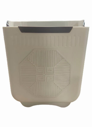 Good & Good Bote de basura colgante M05-BB0035 blanco con gris