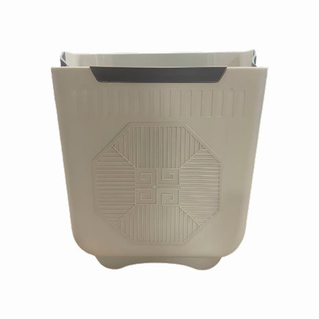 Good & Good Bote de basura colgante M05-BB0035 blanco con gris