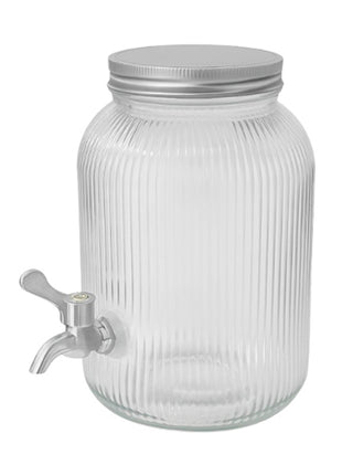 Good & Good Dispensador de bebidas M144-DB0001 transparente de vidrio 3.8L