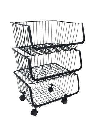 Carrito organizador negro M35-CA0032 Good & Good
