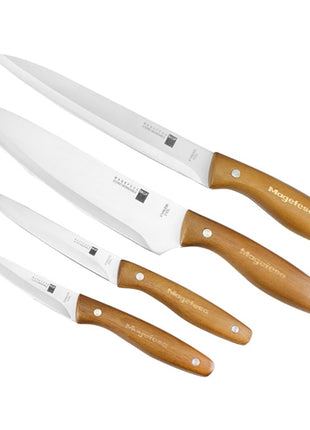 Set de Cuchillos Mag Wood 4 piezas Magefesa
