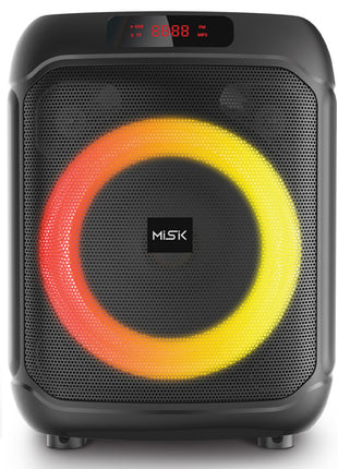 Misik Bafle Portátil MB103 negro de 8” TWS con luz LED