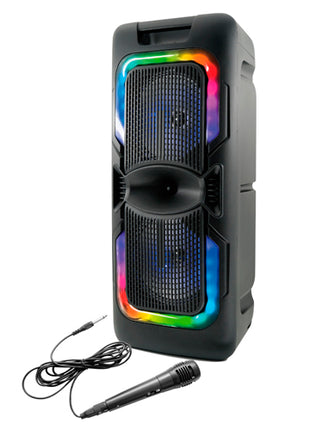 Misik Bafle Bluethooth MB178 negro con luz LED