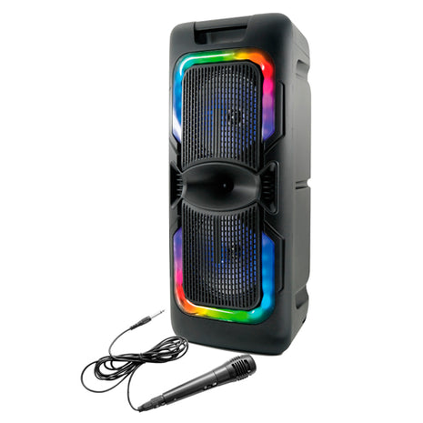 Misik Bafle Bluethooth MB178 negro con luz LED