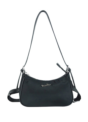 Michel Domit Crossbag para dama MDTSBE025NGR negro con compartimento principal con cierre