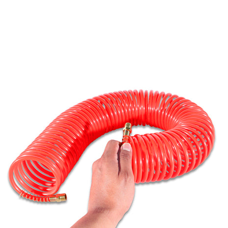 Mikels Manguera Resorte MES-15 naranja de 1/4 × 15 metros