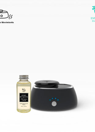 Estrategas Olfativos Difusor Aromático Mobile Mini MMN-00 negro con depósito de 30ml