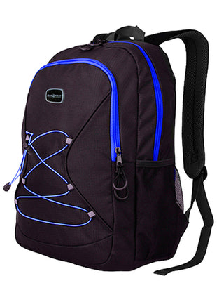 Mochila Ipanema negro con azul Peak Tour