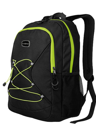 Mochila Ipanema negro con verde Peak Tour