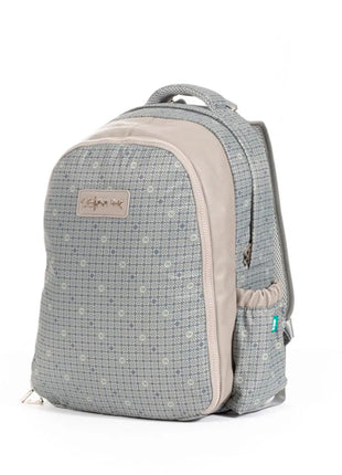 4 pañalera cloe mom & baby o18 50 gris / backpack grande. Dama