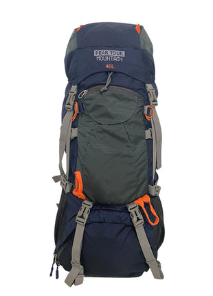Peak Tour mochila ushuaia Mod. MONTUSHUAIAZMGR, color: azul para camping, senderismo o viaje