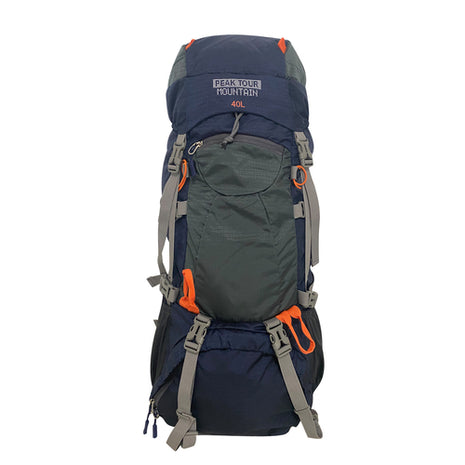 Peak Tour mochila ushuaia Mod. MONTUSHUAIAZMGR, color: azul para camping, senderismo o viaje