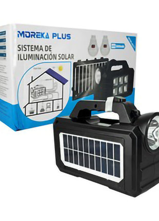 Sistema de iluminacion de carga solar MOR-80777 Moreka