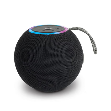 Misik bocina Mod. MS243, color: negro, portátil tws con luz led