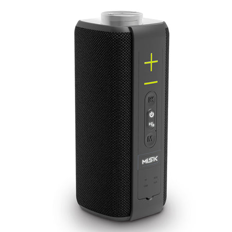 Misik Bocina portátil MS247 negro TWS con luz LED y reproductor USB