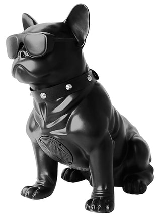 Misik Bocina Bluethooth MS299 negro en forma de bulldog