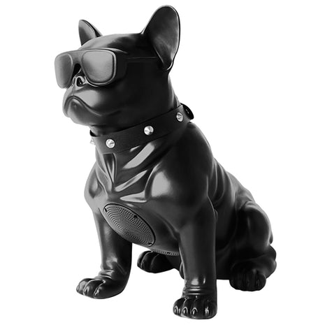 Misik Bocina Bluethooth MS299 negro en forma de bulldog