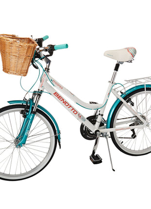 Benotto bicicleta city Mod. MSDMOR2421UNBL, para dama r24 moorea