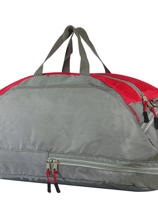 Maleta deportiva Nashville gris con rojo Peak Tour