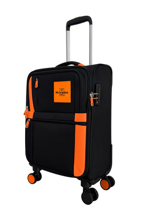 Maleta de 20" Marsmaster negro con naranja Nivada