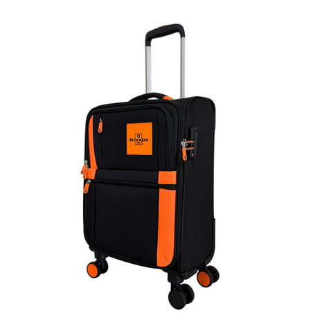 Maleta de 20" Marsmaster negro con naranja Nivada