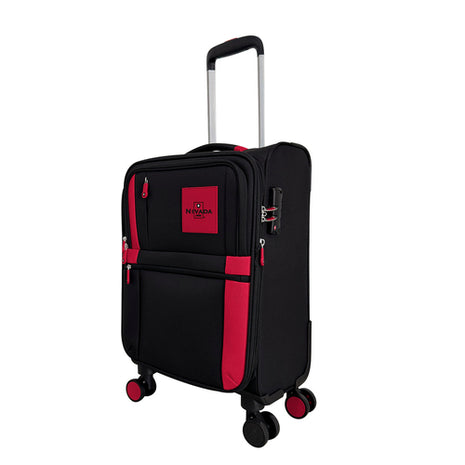 Maleta de 20" Marsmaster negro con rojo Nivada