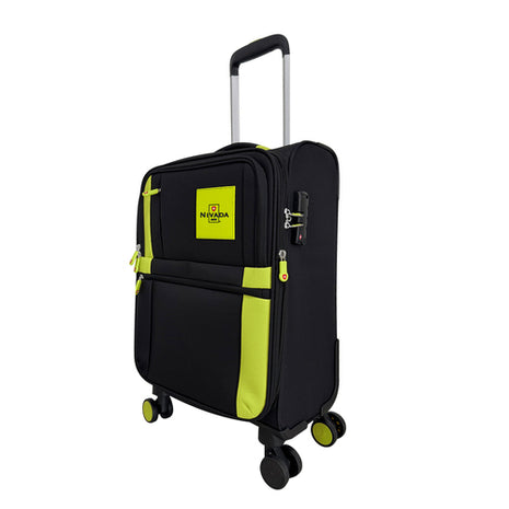 Maleta de 20" Marsmaster negro con verde Nivada