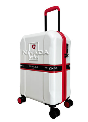 Maleta rígida 20" Millionaire blanco Nivada