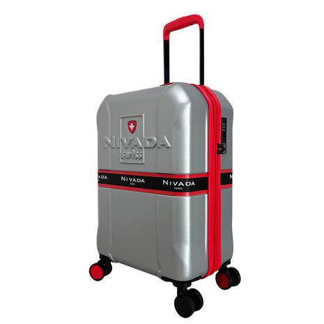 Maleta rígida 20" Millionaire plata Nivada