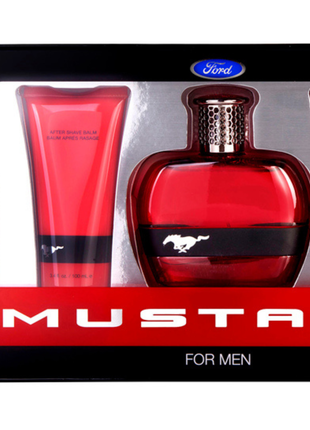 Ford Mustang Para Caballero Perfume + Gel de Ducha + Crema para Después de Afeitar