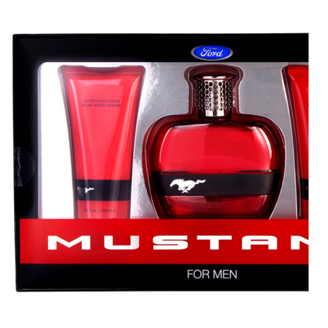 Ford Mustang Para Caballero Perfume + Gel de Ducha + Crema para Después de Afeitar