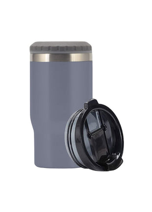 Termo Portacerveza y Portalatas de 14oz gris Origami Home