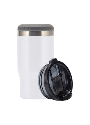 Termo Portacerveza y Portalatas de 14oz blanco Origami Home