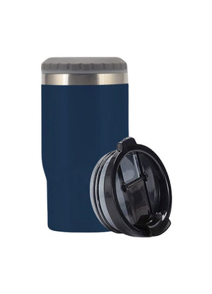 Termo Portacerveza y Portalatas de 14oz Azul marino Origami Home