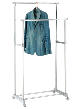 Namaro Design Rack para ropa OR-423300 gris doble ajustable