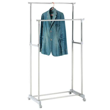 Namaro Design Rack para ropa OR-423300 gris doble ajustable