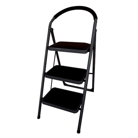 Namaro Design Escalera banco York OR-450580 negro de 3 niveles con seguro