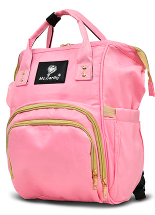 Mc.Carthy pañalera backpack Mod. PAN-16 ROS, color: rosa