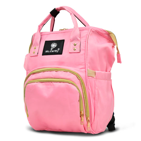 Mc.Carthy pañalera backpack Mod. PAN-16 ROS, color: rosa