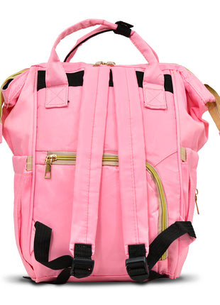 Mc.Carthy pañalera backpack Mod. PAN-16 ROS, color: rosa