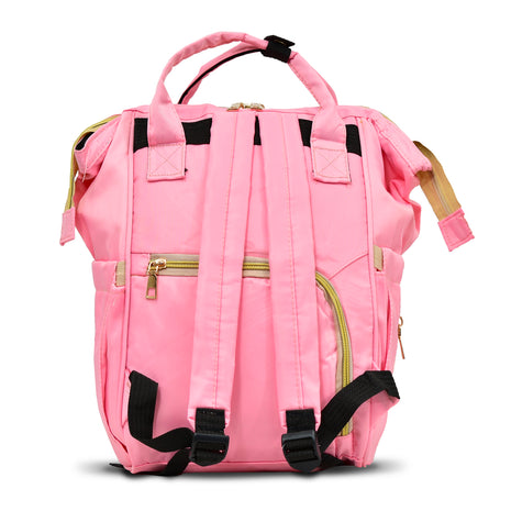 Mc.Carthy pañalera backpack Mod. PAN-16 ROS, color: rosa