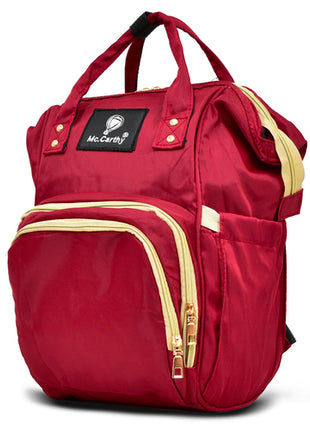 Mc.Carthy pañalera backpack Mod. PAN-16 VIN, color: vino