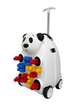 Maleta de 18" con bloques para niños Panda Peak Tour