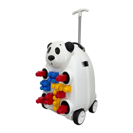 Maleta de 18" con bloques para niños Panda Peak Tour