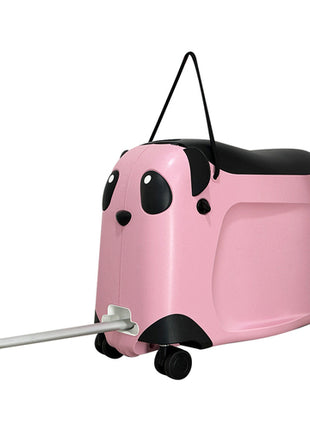 Maleta y carrito de montar para niños Panda rosa Peak Tour